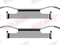 Set accesorii, placute frana punte fata (1091680 QBK) ALFA ROMEO,Citroen,FIAT,LANCIA,OPEL,PEUGEOT,VAUXHALL,VW