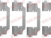 Set accesorii, placute frana punte fata (1091716 QBK) AUDI,Citroen,FIAT,MERCEDES-BENZ,PEUGEOT,PORSCHE,TOYOTA,VW