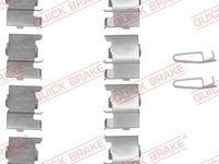 Set accesorii, placute frana punte fata (1091775 QBK) MAZDA,MITSUBISHI