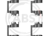 Set accesorii, placute frana punte fata (1117Q ABS) ISUZU,OPEL,VAUXHALL