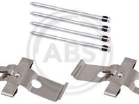 Set accesorii, placute frana punte fata (1796Q ABS) VW