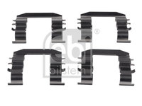 Set accesorii, placute frana punte fata (182728 FEBI BILSTEIN) HYUNDAI,KIA