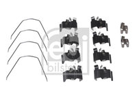 Set accesorii, placute frana punte fata (182729 FEBI BILSTEIN) MAZDA,SUZUKI