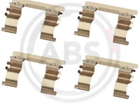 Set accesorii, placute frana punte fata (1869Q ABS) MITSUBISHI