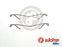 Set accesorii, placute frana punte fata (D42348A AUT) CHEVROLET,FIAT,FORD,RENAULT,SUZUKI