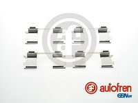 Set accesorii, placute frana punte fata (D42384A AUT) MERCEDES-BENZ,VW