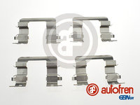 Set accesorii, placute frana punte fata (D42797A AUT) KIA