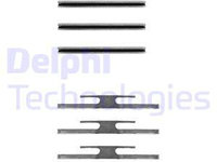 Set accesorii, placute frana punte fata (LX0035 DLP) OPEL,VAUXHALL