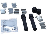 Set accesorii placute frana punte fata MITSUBISHI PAJERO/ GRANDIS 00- - Cod intern: W20155419 - LIVRARE DIN STOC in 24 ore!!!