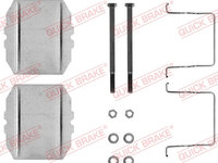 Set accesorii, placute frana puntea spate (1091053 QBK) Citroen