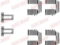 Set accesorii, placute frana puntea spate (1091233 QBK) FORD,SEAT,VW