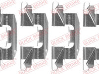 Set accesorii, placute frana puntea spate (1091720 QBK) MAZDA,NISSAN