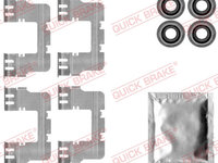 Set accesorii, placute frana puntea spate (1091785 QBK) CHRYSLER,LANCIA