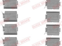 Set accesorii, placute frana puntea spate (1091820 QBK) CHRYSLER,DODGE,FIAT,LANCIA