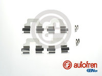 Set accesorii, placute frana puntea spate (D42389A AUT) ABARTH,ALFA ROMEO,BMW,CHEVROLET,FIAT,HYUNDAI,KIA,LANCIA,MINI,OPEL,VAUXHALL