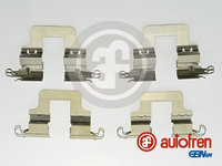 Set accesorii, placute frana puntea spate (D42482A AUT) AUDI,JAGUAR,VW