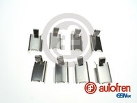 Set accesorii, placute frana puntea spate (D42952A AUT) CHRYSLER,DODGE,FIAT,LANCIA