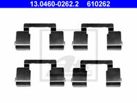 Set accesorii, placute frana RENAULT CLIO II (BB0/1/2, CB0/1/2) (1998 - 2005) ATE 13.0460-0262.2 piesa NOUA