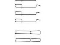 Set accesorii, placute frana RENAULT TWINGO I (C06_), RENAULT TWINGO I Van (S06_) - HELLA PAGID 8DZ 355 201-321