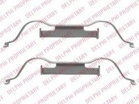 Set accesorii placute frana SEAT ALHAMBRA (7V8, 7V9) (1996 - 2010) DELPHI LX0508