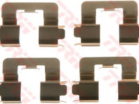 Set accesorii, placute frana TOYOTA COROLLA Combi (E12J, E12T) (2001 - 2007) TRW PFK581 piesa NOUA