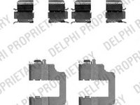 Set accesorii, placute frana VOLVO V70 Mk II (SW), VOLVO S80 II limuzina (AS), FORD GALAXY (WA6) - DELPHI LX0473