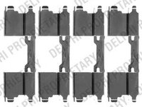 Set accesorii, placute frana VW CRAFTER 30-50 platou / sasiu (2F_) (2006 - 2020) DELPHI LX0502