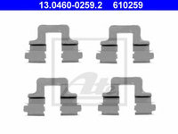 Set accesorii placute frana VW EOS (1F7, 1F8) (2006 - 2016) ATE 13.0460-0259.2