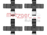 Set accesorii, placute frana VW TOUAREG (7P5), PORSCHE CAYENNE - METZGER 109-1899