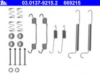 Set accesorii sabot de frana 03 0137-9215 2 ATE pentru Opel Vectra Opel Astra Opel Zafira
