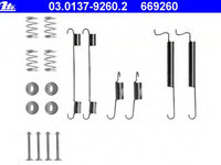 Set accesorii sabot de frana 03 0137-9260 2 ATE pentru Chevrolet Matiz Chevrolet Spark Daewoo Matiz