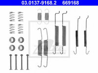 Set accesorii, sabot de frana AUDI A2 (8Z0) (2000 - 2005) ATE 03.0137-9168.2