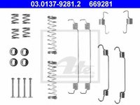 Set accesorii, sabot de frana CITROEN C3 I (FC) (2002 - 2016) ATE 03.0137-9281.2 piesa NOUA