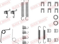 Set accesorii, sabot de frana puntea spate (1050545 QBK) DACIA,FIAT,PEUGEOT,RENAULT,TALBOT