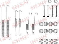 Set accesorii, sabot de frana puntea spate (1050678 QBK) Citroen,DACIA,RENAULT,VOLVO