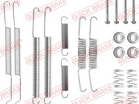 Set accesorii, sabot de frana puntea spate (1050726 QBK) SEAT,SKODA,VW