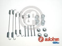 Set accesorii, sabot de frana puntea spate (D31072A AUT) Citroen,DACIA,MERCEDES-BENZ,NISSAN,PEUGEOT,RENAULT