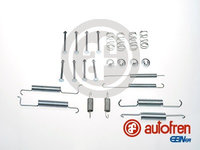 Set accesorii, sabot de frana puntea spate (D3890A AUT) AUDI,FIAT,SEAT,SKODA,VW