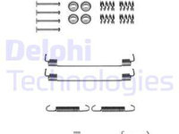 Set accesorii, sabot de frana puntea spate (LY1303 DELPHI) DACIA,LANCIA,MERCEDES-BENZ,RENAULT