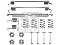 Set accesorii, sabot de frana spate (182185 FEBI BILSTEIN) DACIA,FIAT,FORD,LANCIA,PEUGEOT,RENAULT