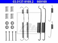 Set accesorii saboti de frana NISSAN TERRANO II Van (R20) (1998 - 2007) ATE 03.0137-9169.2