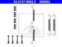 Set accesorii, saboti frana parcare BMW 1 (E81) (2006 - 2012) ATE 03.0137-9062.2
