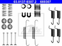 Set accesorii, saboti frana parcare CITROËN C-CROSSER (EP_) (2007 - 2016) ATE 03.0137-9307.2