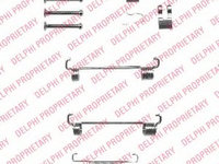 Set accesorii saboti frana parcare LY1344 DELPHI pentru Peugeot Boxer Fiat Ducato CitroEn Jumper CitroEn Relay Nissan Primastar