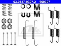 Set accesorii, saboti frana parcare MITSUBISHI LANCER Limuzina (CS, CT0) (2000 - 2016) ATE 03.0137-9307.2 piesa NOUA