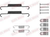 Set accesorii, saboti frana parcare puntea spate (1050881 QBK) CHEVROLET,OPEL,VAUXHALL