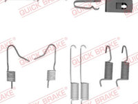 Set accesorii, saboti frana parcare puntea spate (1050898 QBK) NISSAN,RENAULT,TOYOTA