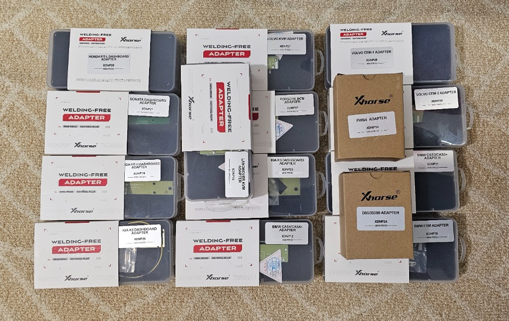 Set adaptoare Xhorse Full Set Multi Prog, VVDI MINI PROG, KEY TOOL PLUS