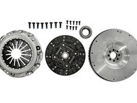 SET AMBREIAJ CU VOLANTA CU MASA SIMPLA NISSAN NAVARA D40 2008-> kit conversie la volanta cu masa simpla, cu disc ambreiaj, cu rulment presiune, cu volanta, cu placa de presiune ambreiaj, Diametru de centrare mm 25, Diametru exterior mm 319, cu placa 