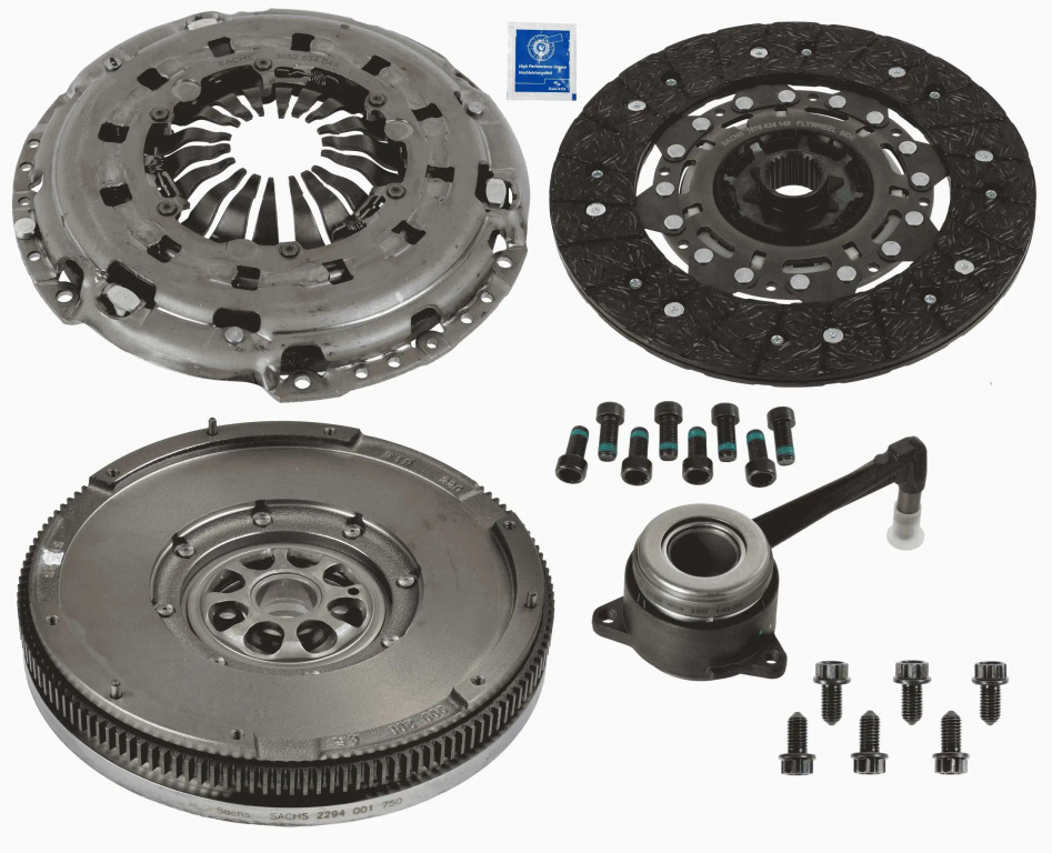 Set ambreiaj SACHS VW MULTIVAN T5 (7HM, 7HN, 7HF, 7EF, 7EM, 7EN) 2003-2009 - 2290 601 185